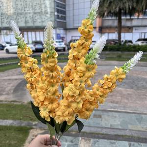 Forth بكميات كبيرة 5 شوك ديكور صفير زفاف forder زهرة صفير اصطناعية حرير - Product Image 3