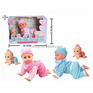4.5 Inch Mini Electric Singing Crawling Baby Dolls - Product Image 2