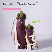 Nouvel Oreiller en Peluche Aubergine pour le Sommeil, Oreiller Apaisant pour Filles, Adultes et Femmes Enceintes, Idéal pour Dormir