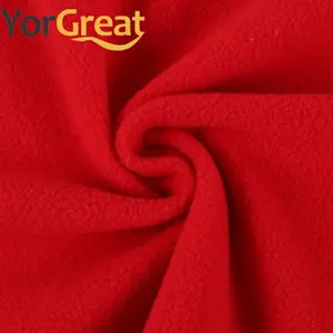 Textil Poliéster Anti Pilling Tejido de lana polar de punto Manta Material de tela Tejido de lana polar de punto