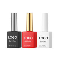 Vernis à ongles gel UV 24 couleurs, assortiment de teintes nude brillantes, longue tenue, résistant aux écaillures, végan, non toxique, marque OEM, fournitures de beauté