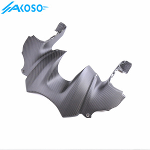 AKOSO 100% 3K accessoires de moto couvercle de Protection de réservoir de gaz de carburant avant en Fiber de carbone pour <span class=keywords><strong>Yamaha</strong></span> <span class=keywords><strong>MT09</strong></span> FZ09 2021 2022 <span class=keywords><strong>2023</strong></span> 2024 - Product Image 6