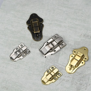 Ancient-style Durable Mini <b>Bag</b> Buckle Luggage Lock <b>Accessories</b> Made of Iron Sheet with Square Lock Plates for <b>Bags</b> Toolboxes DIY - Product Image 2