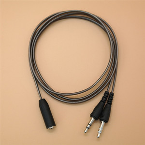 Headphone Adapter <b>Cable</b> 3.5mm 2 Male To 1 Female <b>Audio</b> Splitter For Digital Devices - Product Image 1