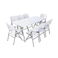 Chaises pliantes en résine blanche pour événements de mariage en plein air, chaises de Wimbledon blanches en résine pour événements