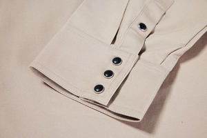 Chemise-veste décontractée pour <span class=keywords><strong>homme</strong></span> à imprimé aztèque, style ethnique vintage Navajo, manches longues, boutonnée, en sergé de coton - Product Image 5