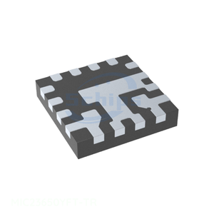 Composant électronique de gestion de l'alimentation (PMIC) 16 PowerUFQFN, circuit intégré (CI) régulateur de tension descendante programmable 6A 16FTQFN, canal fabricant MIC23650YFT-TR - Product Image 1