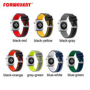 <span class=keywords><strong>Para</strong></span> <span class=keywords><strong>Apple</strong></span> reloj de silicona de doble color deporte correa de reloj <span class=keywords><strong>para</strong></span> <span class=keywords><strong>Apple</strong></span> <span class=keywords><strong>watch</strong></span> serie 4.3.2.1 - Product Image 3