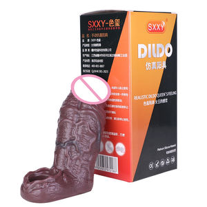 Funda para el pene, herramientas sexuales para hombre, Agrandamiento del pene, condón de eyaculación retardada, <span class=keywords><strong>caja</strong></span> de juguetes sexuales para punto G para anillos de pene masculinos - Product Image 4