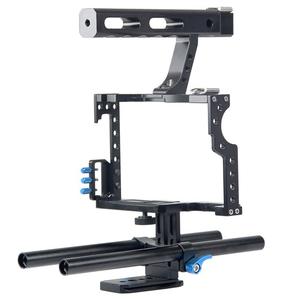 Estabilizador Ergonómico y Cómodo con Mango de Aluminio para Cámara, Jaula para Cámara Digital con Capacidad de 5 kg, Compatible con A7S, A7, A7R, <span class=keywords><strong>Lumix</strong></span> <span class=keywords><strong>GH3</strong></span>, GH4 Pro - Product Image 5