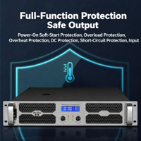 Profesyonel Güç Amplifikatörü VS-350 Analog Sınıf H 2 Kanal 2*350W 8ohm 2*1050W 2ohm Toroidal Sahne DJ Amplifikatörü