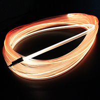 MMA fibre optique en plastique côté lueur fibre optique en plastique