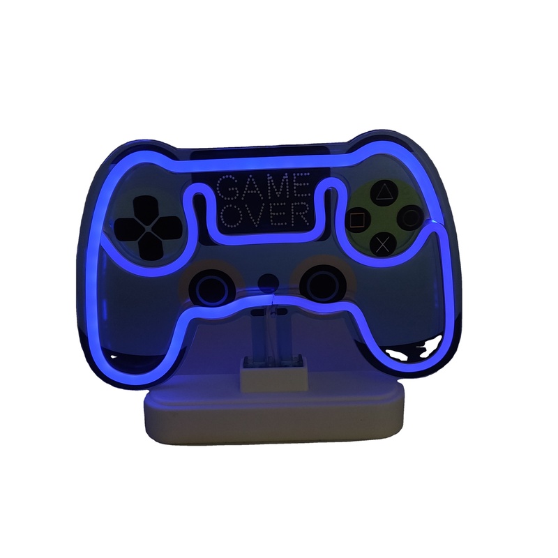 Gaming Keyboard Neon Game Room Decoration