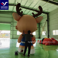Figura Inflable de Dibujos Animados, Modelo de Globo, Publicidad Exterior
