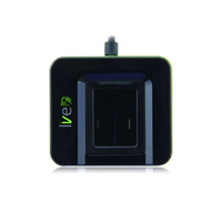ZKT SLK20R - Escáner de Huellas Dactilares Biométrico Digital USB, Sistema de Registro de Asistencia de Escritorio con Sensor Lector