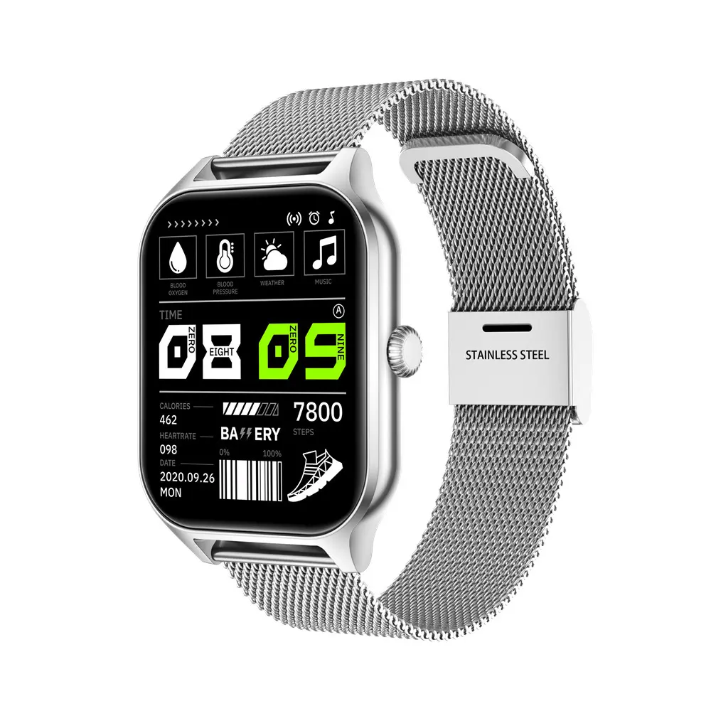 पहनने योग्य उपकरणों Reloj 1.83 इंच स्क्रीन GT40 स्मार्ट घड़ी खेल ट्रैकर पहनने योग्य उपकरणों 1.83 इंच स्क्रीन Smartwatch