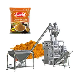 自動垂直ターメリックマサラカレー小麦粉オレガノパウダー包装機