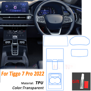 TPU Gearbox Panel Film Dashboard Protective Sticker Interior Anti-Scratch Car Accessories for Chery Tiggo 7 Pro 2023 <strong>Chiery</strong> 7pro - Product Image 6