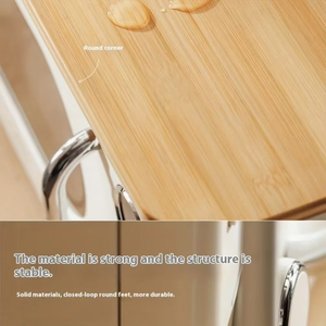 Mesa de Cocina Portátil Ruichang de 1 Nivel, Moderna, para Oficina en Casa, de Madera, Ajustable, con Estante para Horno y Utensilios de Cocina, Fujian, China - Product Image 6