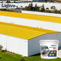 Peinture acrylique industrielle antirouille de haute qualité URBVO, revêtement liquide, modèle JS16 pour la prévention de la rouille des bâtiments, peinture métallique