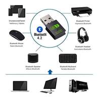 Adaptador USB WiFi Inalámbrico de 600mbps, Dongle WiFi sin Controladores de 5.8GHz y 2.4GHz para Computadora Portátil y PC