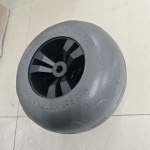 13x7 sólido Pu espuma playa carro globo rueda neumáticos <span class=keywords><strong>para</strong></span> <span class=keywords><strong>Kayak</strong></span> carro rueda mano carro carretilla rueda de poliuretano - Product Image 4