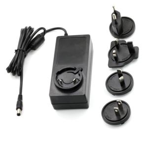 Treo Tường Loại 60W Lớp 2 Cung Cấp Điện Đơn Vị 12V 5A Hoán Đổi Cho Nhau Anh Chúng Tôi AU EU Phích Cắm <span class=keywords><strong>Adapter</strong></span> 12V 5A AC DC <span class=keywords><strong>Adapter</strong></span> Với Etl - Product Image 1