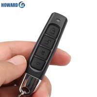 Télécommande universelle 433MHz, 4 canaux, pour ouvre-porte de garage, duplicateur ABS, code clonage, clé de voiture, télécommande RF