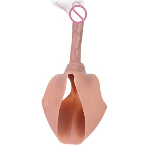 8.8 Inch Realistic Hollow Feeling Silicone Skin <b>Dildo</b> Pants Soft Penis Sleeve for Couples Strapon Sex Toys Men Panties Lesbian - Product Image 4