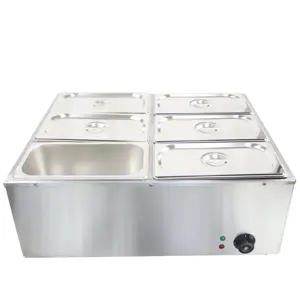 Venta al por mayor Bain Marie Buffet equipo calentador eléctrico pantalla para Catering comercial Bain Marie