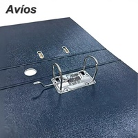 Carpeta de Archivo con Clip de Resorte Metálico, Carpeta de Archivo de Tapa Dura PP A4, Carpeta de Archivo con Impresión Personalizada para Oficina, Portadocumentos