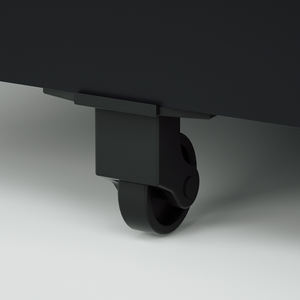 Archivador Móvil Blanco <span class=keywords><strong>de</strong></span> 3 Cajones, Mueble <span class=keywords><strong>de</strong></span> Oficina <span class=keywords><strong>de</strong></span> Acero Metálico con Ruedas, Pedestal Móvil para Organización y Almacenamiento <span class=keywords><strong>de</strong></span> Oficina - Product Image 4