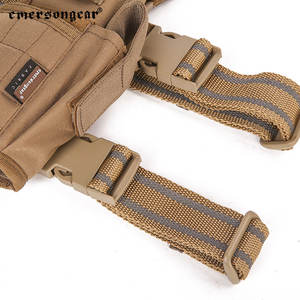 Emersongear ซองหนังใส่ปืนพกสำหรับ500D, ซองหนังหุ้มขาไนลอนต้นขา Funda Funda <span class=keywords><strong>Tactical</strong></span> ปกปิดปืน - Product Image 5