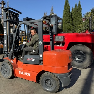 Original Chinese Brand 3.5Ton Three Stage FD35 Heli Forklift with Side Shift Secondhand <b>Used</b> Heli Forklift Hot Sale - Product Image 1