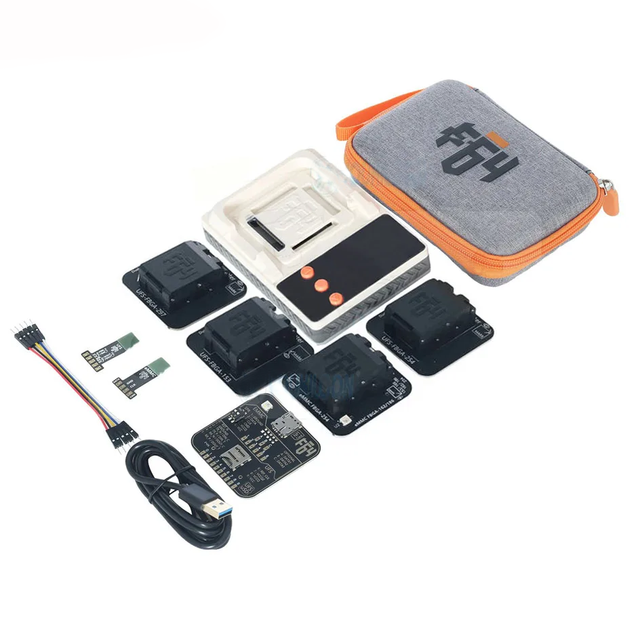 2025 New Flash 64 Programming Tool EMMC 4 in 1 +UFS 153 + UFS 254 + UFS 297 Socket NAND Programmer Flash64 Ultra