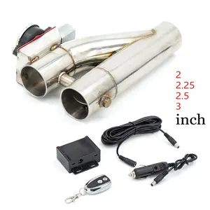 2''/ 2.25''/ 2.5''/ 3'' Inch Electric Stainless Steel Exhaust Cutout Valve with Remote Control Universal Car Accessories