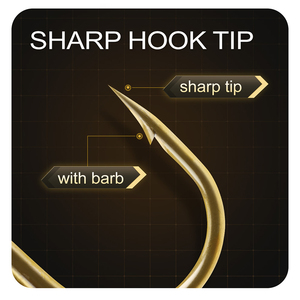 WEIHE 2 #<span class=keywords><strong>4</strong></span> #6 #8 #10 # colore marrone in acciaio ad alto tenore di carbonio gancio da pesca spinato Nickel placcato gancio d'acqua salata acqua dolce - Product Image 4