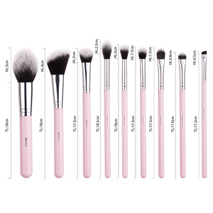 Beili-Juego <span class=keywords><strong>de</strong></span> <span class=keywords><strong>brochas</strong></span> rosas <span class=keywords><strong>de</strong></span> 9 piezas, brocha <span class=keywords><strong>de</strong></span> maquillaje con cilindro <span class=keywords><strong>de</strong></span> brocha <span class=keywords><strong>de</strong></span> maquillaje <span class=keywords><strong>de</strong></span> marca blanca, pelo sintético suave - Product Image 3