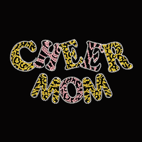Meilleures ventes : Transferts thermiques en strass pour T-shirt, motif « Cheer Mom »