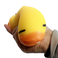 Vente en gros de jouets animaux mous TPR Canard Soulagement du stress Jouets animaux spongieux TPR + farines Jouets de décompression à presser
