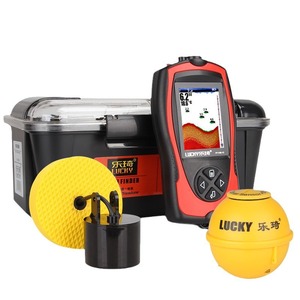 เครื่องหาปลา Lucky Fish Finder รุ่น FF1108-1C แบบสองหัววัด หน้าจอสี แสดงความลึกได้ 73 เมตร อุปกรณ์โซนาร์สำหรับตกปลาภายนอกอาคาร - Product Image 5