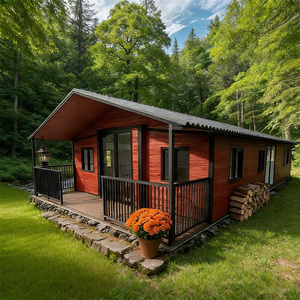 Maison conteneur extensible de 40 pieds, 2, 3, 4 ou 5 chambres, préfabriquée, de luxe, modulaire, en acier, villa moderne et portable à vendre - Product Image 4
