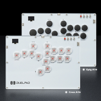 Bâton de combat d'arcade de vente chaude de Duelpad A16 acrylique transparent pour PC/Xbox/PS4/Switch /PS5