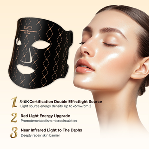 Appareil de masque facial anti-âge pour usage domestique, personnalisable, 4 couleurs, équipement de beauté en silicone réaliste pour le lifting du <span class=keywords><strong>visage</strong></span> - Product Image 5