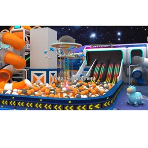Parco giochi al Neon al coperto per bambini parco giochi per bambini su misura di fabbrica Soft Play per bambini <span class=keywords><strong>Area</strong></span> giochi con scivolo a LED da divertimento Feifan - Product Image 2
