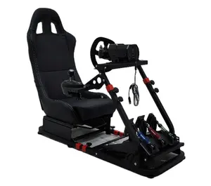 उच्च गुणवत्ता स्टीयरिंग पहिया कुर्सी ब्रैकेट ड्राइविंग Pedals सेट कार मॉनिटर स्टैंड गेमिंग रेसिंग सिम्युलेटर