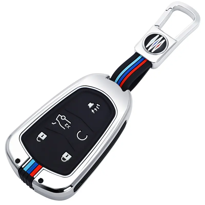 Cadillac XT4 XT5 Smart durable aluminum silicone car key sets customized with high quality wholesale non-slip