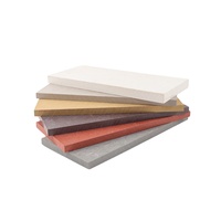 Revêtement imperméable de panneau de ciment de fibre de haute résistance non-amiante et étanche à l'humidité pour l'application de villa