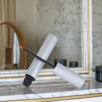 Vente en gros étui pour tube d'eye-liner en plastique liquide vide unique emballage conteneur de liquide de croissance de cils en argent bouteille à pompe rechargeable