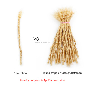 Anna 0.3-1.0 cm 8-30 ''100% <span class=keywords><strong>veri</strong></span> <span class=keywords><strong>capelli</strong></span> umani Loc Extens Dreadlocks Cheveux Humains Fummi Locs <span class=keywords><strong>extension</strong></span> per Dreadlocks africani - Product Image 4